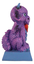 Violet Drake Koan Cartoon Chibi Dragon Fantasy Figurine She's Cute But Fierce