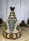 Rustic Southwestern Indian Teepee Hut With Aztec Cow Skull Money Coin Piggy Bank