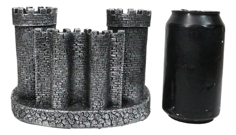 Gothic Medieval Windsor Stonewall Castle Fortress Miniature Display Stand 5"H