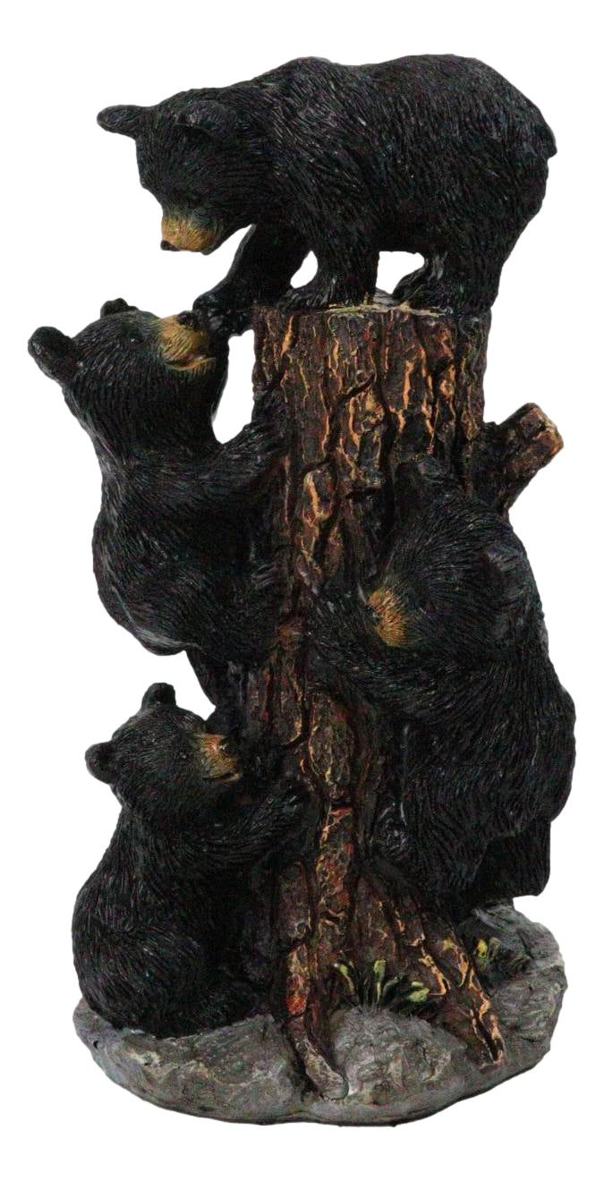 Cabin Companion Tree Climber Black Bear Figurine Cub Bears Forest Tree Wildlife