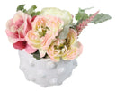 Nautical Ocean Marine White Sea Urchin Ribbed Design Terracotta Planter Pot