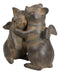Rustic Country Hog Heavens Whimsical Angel Winged Pig Couple Dancing Figurine