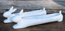 Pack Of 2 Bunny Rabbit White Ceramic Serving Platter Plate Cracker Dish Trays