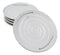 Pack Of 5 Ceramic Yukino Hana Collection Porcelain Round Dinner Plates 8.75" D
