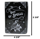 Witchcraft Magic Book of Spells 5.25" H Ceramic Book Shaped Planter Pot Vase