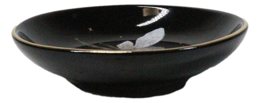 Wicca Dark Forest Triple Moon Stars Bumblebee Bee Incense Holder Trinket Dish