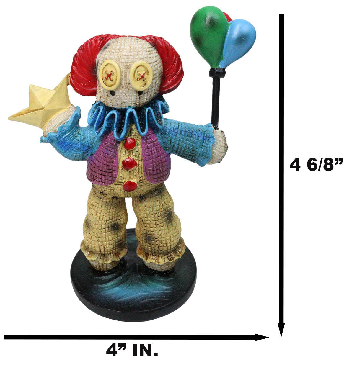 Day Of The Dead OG Pennywise Dancing Clown Halloween Pinheads Monster Figurine