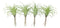 Set of 5 Realistic Artificial Faux Botanica Air Plants Fern Grass Succulents 8"