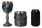 Ebros Moonlight Raven Crow With Celtic Tribal Tattoo Wine Goblet And Mug Set