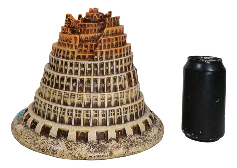 Old Testament Judeo Christian Abandoned Tower of Babel Archaeological Figurine