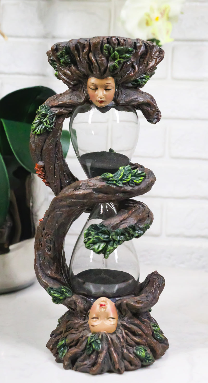 Forest Spirit Tree Lady Greenwoman Ent Gaia Spiraling Branch Sandtimer Figurine