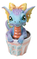 Ruth Thompson Artisan Iced Tea With Martha Drake Wyrmling Dragon In Cup Figurine