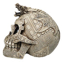 Tribal Tattoo Serpent Skull Statue Battle Chieftain Figurine Amazing Detail