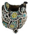 Rustic Western Country Cowboy Cowgirl Horse Saddle Flower Vase Or Pen Holder