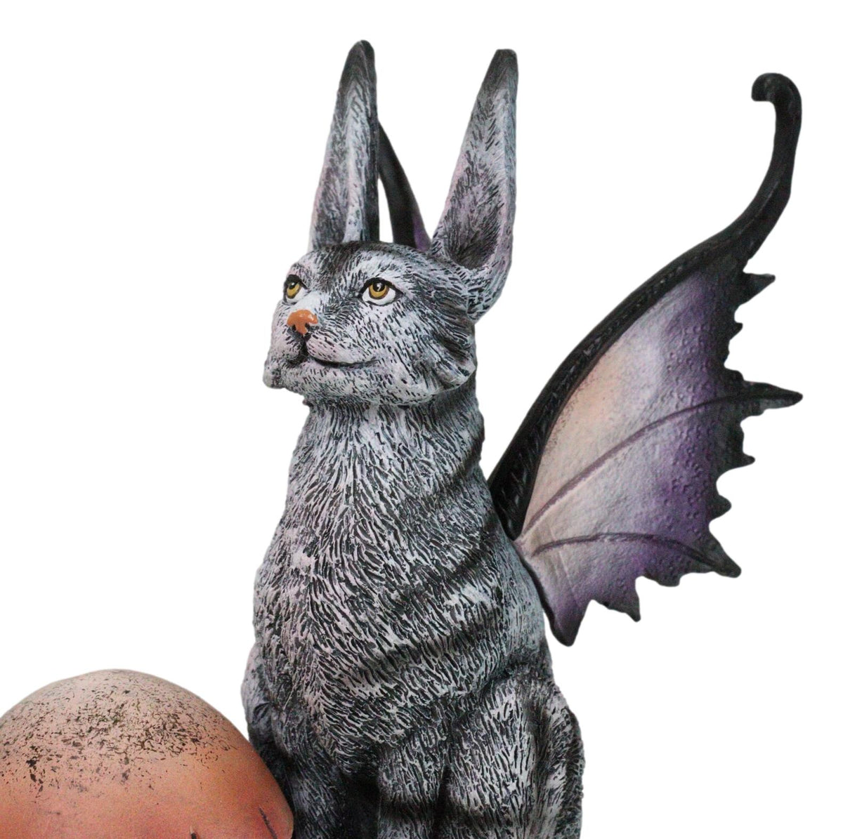 Whimsical Amy Brown Curious Encounter Fairy Tabby Cat With Pixie Fae Figurine