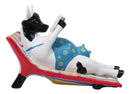 Cow Parade Ocean Beach Getaway Sunbather Cow Reading Book Collector's Figurine