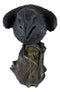 Ebros Large 14" Long Gothic Raven Crow Perching On Tree Stump Statue Figurine