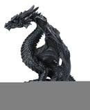 Draconis Watcher Guardian Stone Gargoyle Dragon On Rock Decorative Figurine 8"H