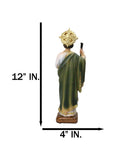 Saint Jude Thaddeus Apostle Disciple Of Jesus Fire And Sun Medal Figurine 12"H
