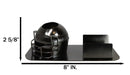 Gridiron Football Helmet Stationery Pen And Business Card Holder Metal Figurine