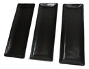 Pack Of 3 Black Kokuyo Ceramic Collection Rectangular Serving Platter 14" L