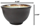 Pack Of 6 Blue Sky Aozora Kannyu Ceramic Small Rice Soup Appetizer Bowls 10oz