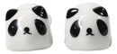 White And Black Giant Panda Bears Set of 2 Chopsticks And Ceramic Rests Set