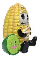 Furrybones Elotito Zesty Corn and Lime Snack Skeleton Figurine Furry Bones