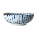 Pack Of 6 Fubuki Tokusa Made In Japan Round Flair Deep Plates Shallow Bowls 20oz