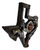 Rustic Western Lone Star Texas Map 4 Cowboy Revolver Guns With Ropes Wall Decor