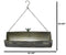 Rustic Farmhouse Distressed Metal Tree Log Hanging Wall Planter 19"L With Chain