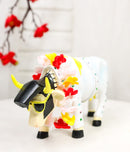 Cow Parade King of Rock N Roll Cow In White Jumpsuit Collector's Figurine