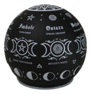 Pagan Calendar Wheel Of The Year Triple Moon Sacred Symbols LED Globe Light