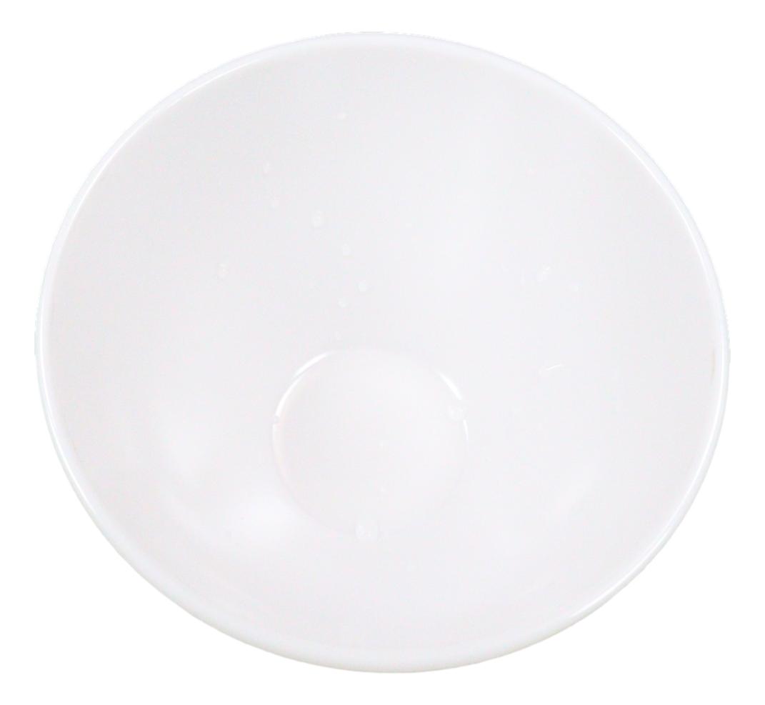 Restaurant Supply Contemporary Round White Jade Melamine Soup Salad Bowls Set 6