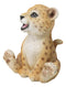 Whimsical Animal Kingdom Leopard Cub Seated With Big Smile Figurine