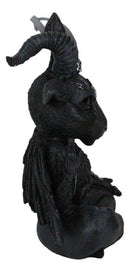 Cultic Fiends Winged Baphomet Sabbatic Goat Triple Moon Pentagram Tree Ornament