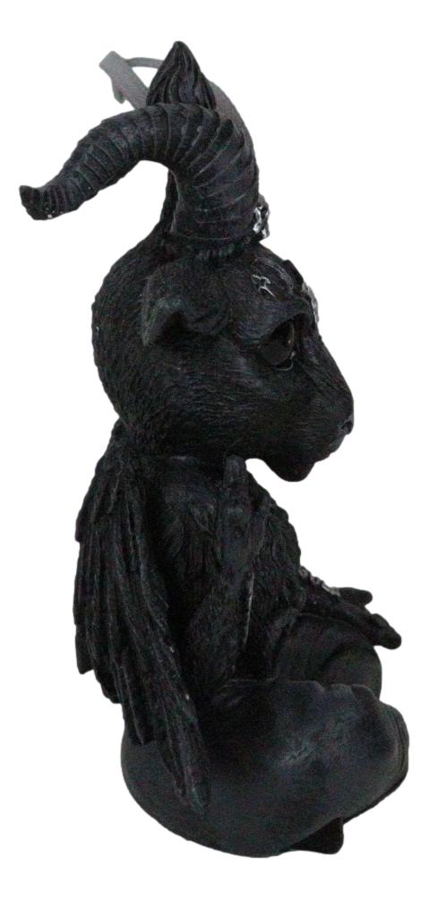 Cultic Fiends Winged Baphomet Sabbatic Goat Triple Moon Pentagram Tree Ornament
