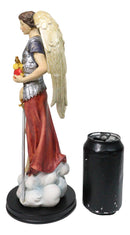 Large Catholic Christian Archangel Saint Jehudiel Laudation Of God Figurine 13"H
