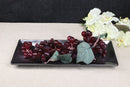 Pack Of 5 Black Tetsu Kesho Ceramic Collection Rectangular Serving Platter 14" L