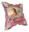 Western Cowgirl Pink Faux Leather Horseshoe Picture Frame Wall Or Easel 4"X6"