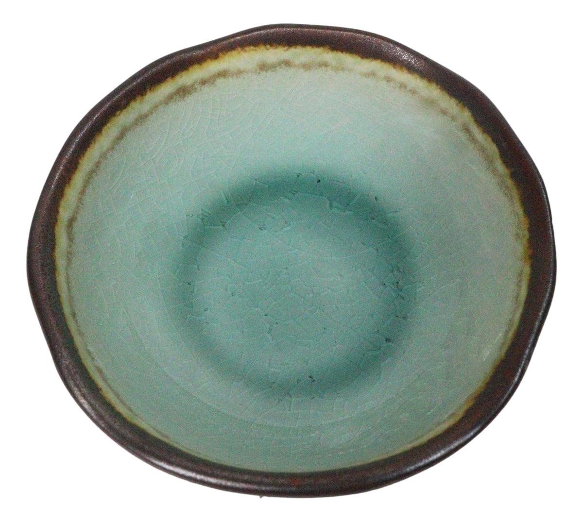 Pack Of 6 Midori Kannyu Green Porcelain Ceramic Small Shallow Bowls 7.5oz