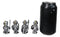 Set of 4 Medieval Suit of Armor Knights With Axe Sword Shields Mini Figurines