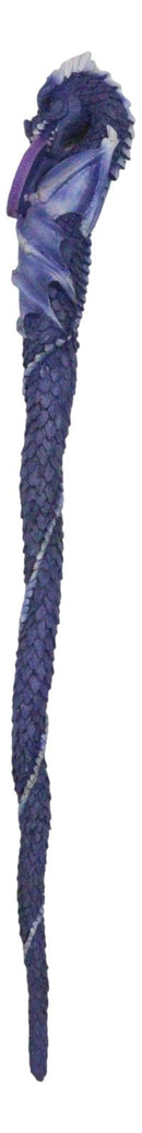 Purple Air Wind Gust Drake Elemental Dragon Fantasy Cosplay Magic Wand 14" L