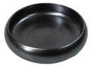 Pack of 6 Black Tetsu Kesho Round Appetizer Salad Banchan Deep Dish Plates 5"D