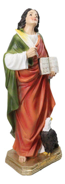 Apostle Disciple Of Jesus Saint John The Evangelist with Eagle Figurine 12"H