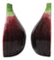 Realistic Ceramic Purple Fig Halves Salt And Pepper Shakers Figurine Set