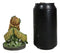 Kneeling Green Ivy Gaia Earth Fairy With Crystal Ball On Garden Small Figurine