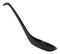 Glossy Black Melamine Ladle Style Soup Spoons With Hook Ends 1oz Set of 6 Spoon
