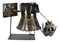 13" Tall Female Teacher With Lesson Board Hand Made Metal Wine Bottle Holder Caddy Figurine