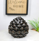 Cozy Pines Rustic Pinecone Figurine Small Woodland Pine Cone Tabletop Decor